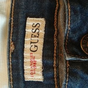 guess distressed shorts